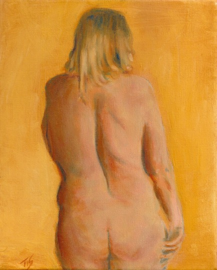 Nude - oil, 8x10